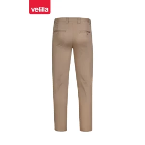 Pantalón chino stretch de mujer Velilla 403005S Beige arena, vista trasera
