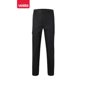 Pantalón de cocina multibolsillos Velilla 403007 Negro, vista trasera