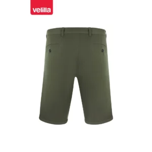 Bermudas chino stretch unisex Velilla 403011S Verde oliva, vista trasera