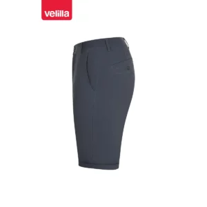 Bermudas chino stretch unisex Velilla 403011S Gris oscuro, vista lateral