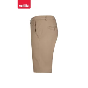Bermudas chino stretch unisex Velilla 403011S Beige arena, vista lateral