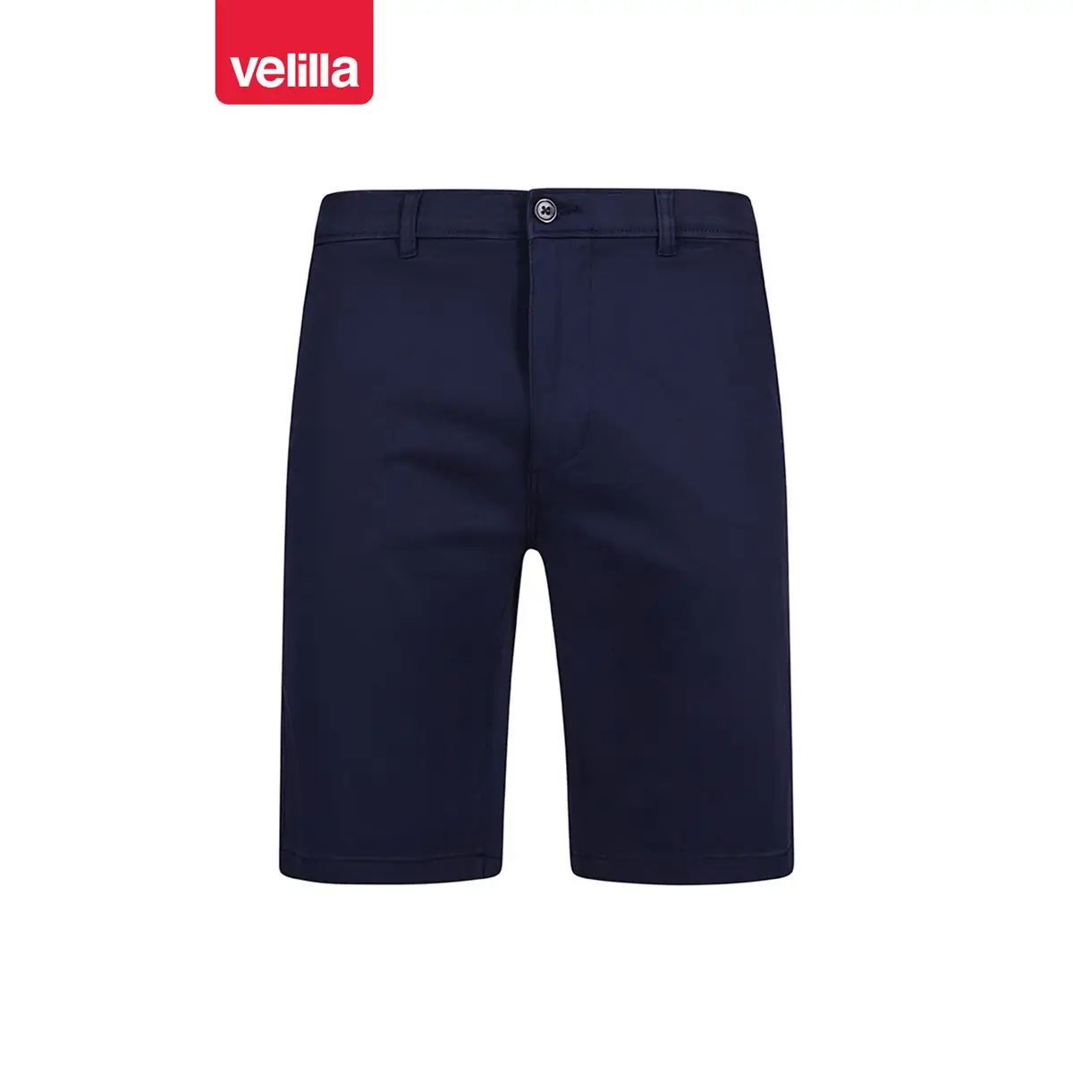 Bermudas chino stretch unisex Velilla 403011S 11 Bermudas chino stretch unisex Velilla 403011S Azul navy, vista frontal