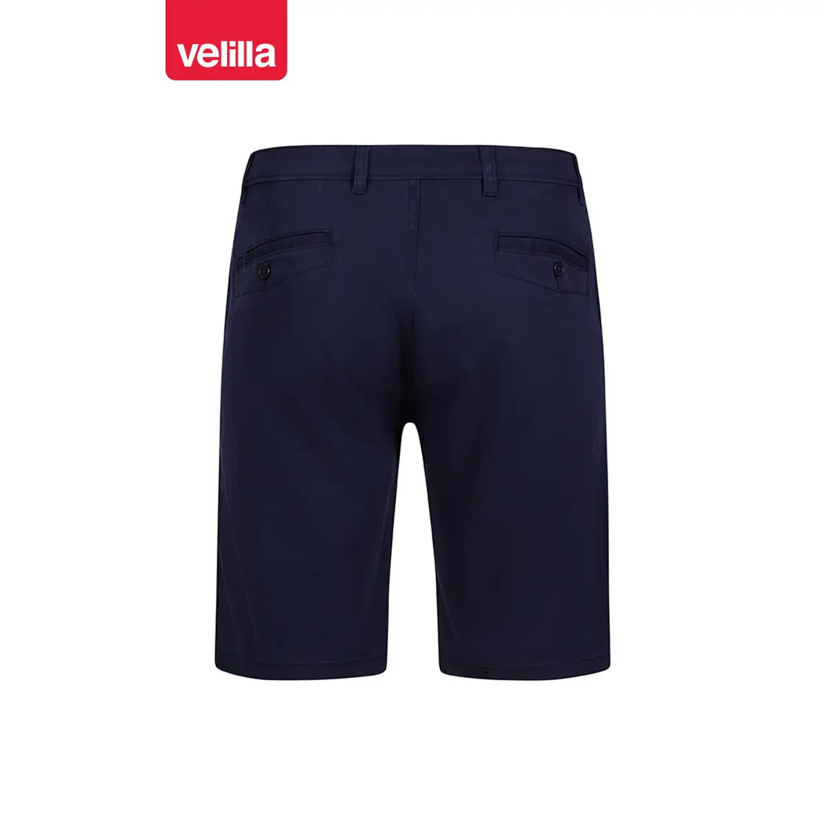 Bermudas chino stretch unisex Velilla 403011S 13 Bermudas chino stretch unisex Velilla 403011S Azul navy, vista trasera