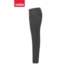 Pantalón chino stretch mujer Velilla 403012S Gris oscuro, vista lateral