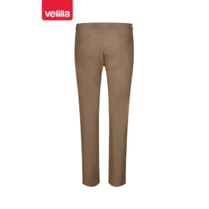 Pantalón chino stretch mujer Velilla 403012S Beige arena, vista trasera