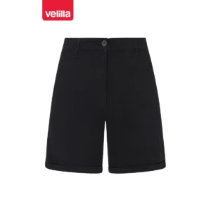 Bermudas chino stretch mujer Velilla 403013S Negro, vista frontal