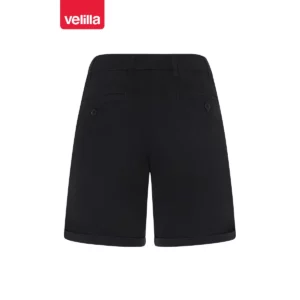 Bermudas chino stretch mujer Velilla 403013S Negro, vista trasera
