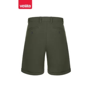 Bermudas chino stretch mujer Velilla 403013S Verde oliva, vista trasera