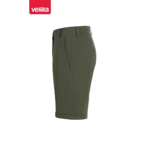 Bermudas chino stretch mujer Velilla 403013S Verde oliva, vista lateral