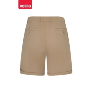 Bermudas chino stretch mujer Velilla 403013S Beige arena, vista trasera