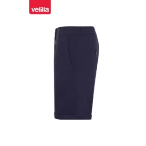 Bermudas chino stretch mujer Velilla 403013S Azul navy, vista lateral