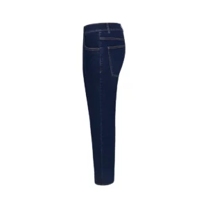 Pantalón dénim stretch mujer Velilla 403018SW Dénim azul medio, vista lateral