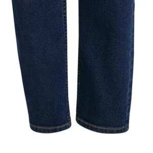 Pantalón dénim stretch mujer Velilla 403018SW Dénim azul medio, detalle de bajos