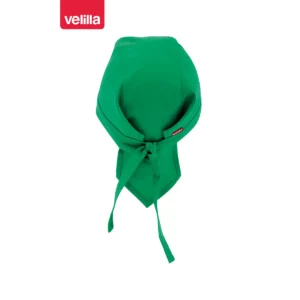 Gorro de cocina con tiras Velilla 404002 Verde, vista trasera