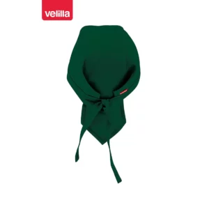 Gorro de cocina con tiras Velilla 404002 Verde bosque, vista trasera