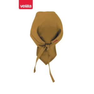 Gorro de cocina con tiras Velilla 404002 Beige, vista trasera