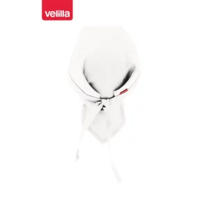 Gorro de cocina con tiras Velilla 404002 Blanco, vista trasera