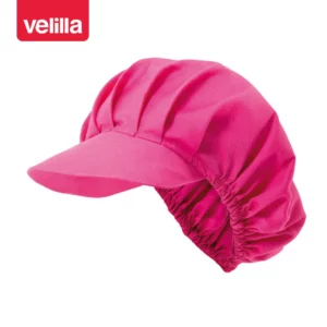 Cofia de hostelería Velilla 404004 Fucsia, vista perspectiva frontal