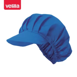 Cofia de hostelería Velilla 404004 Azul ultramar, vista perspectiva frontal