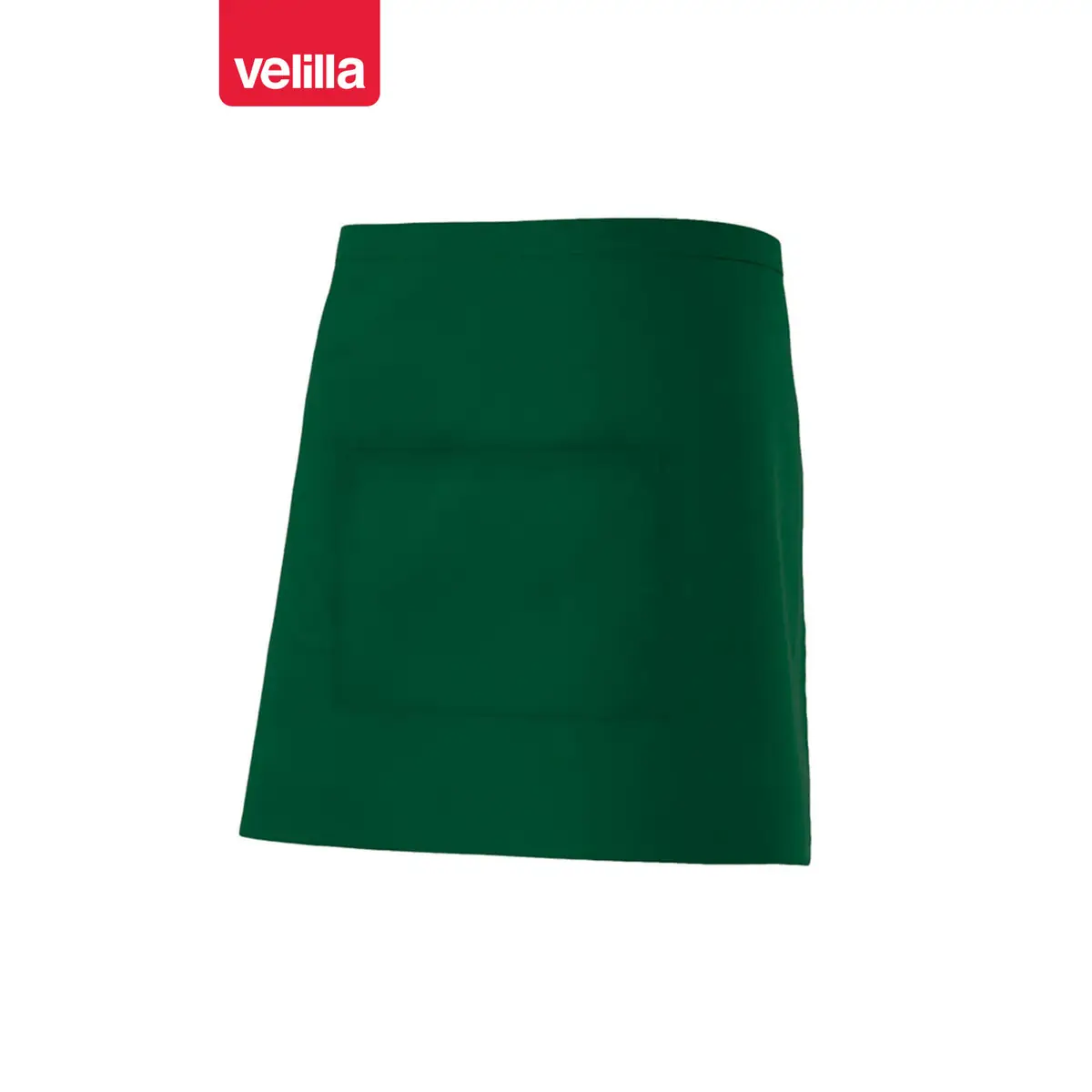 Delantal corto con bolsillo Velilla 404201 12 Delantal corto con bolsillo Velilla 404201 Verde bosque, vista frontal