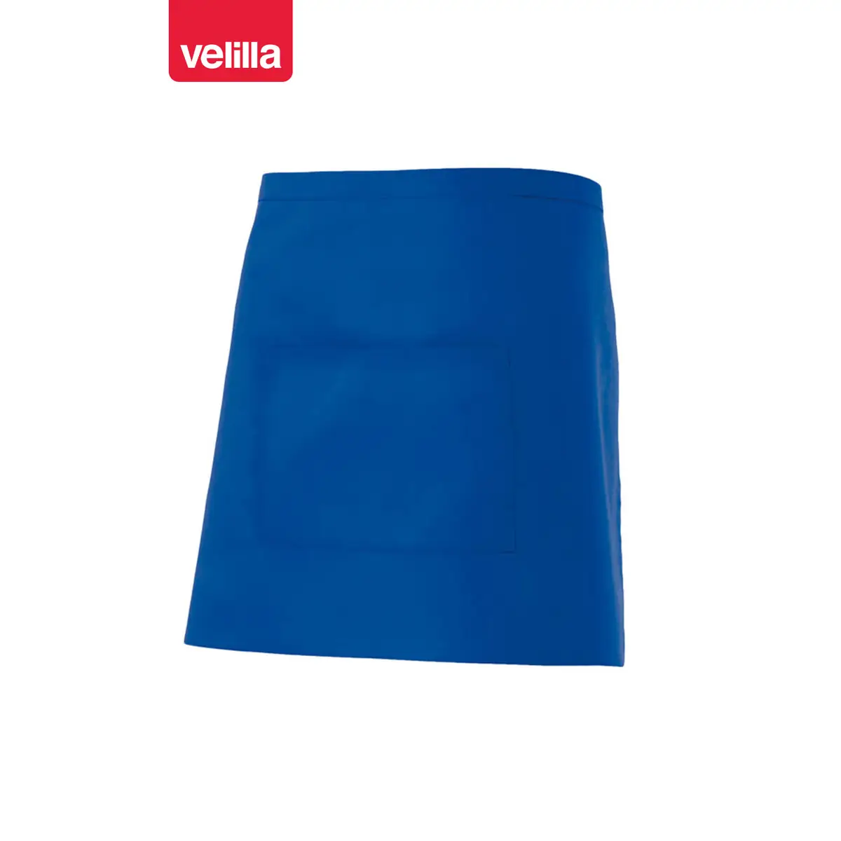 Delantal corto con bolsillo Velilla 404201 5 Delantal corto con bolsillo Velilla 404201 Azulina, vista frontal