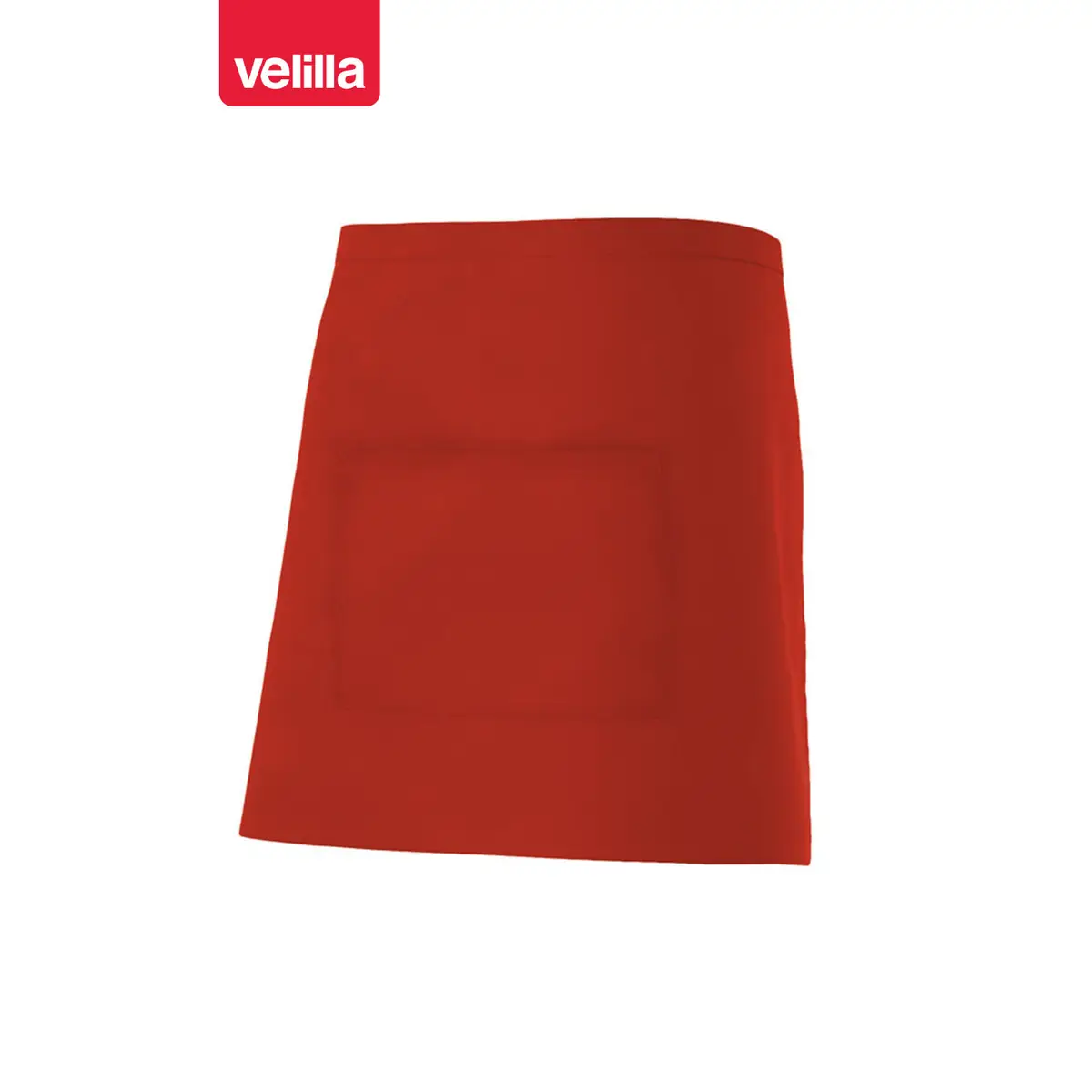 Delantal corto con bolsillo Velilla 404201 21 Delantal corto con bolsillo Velilla 404201 Rojo, vista frontal