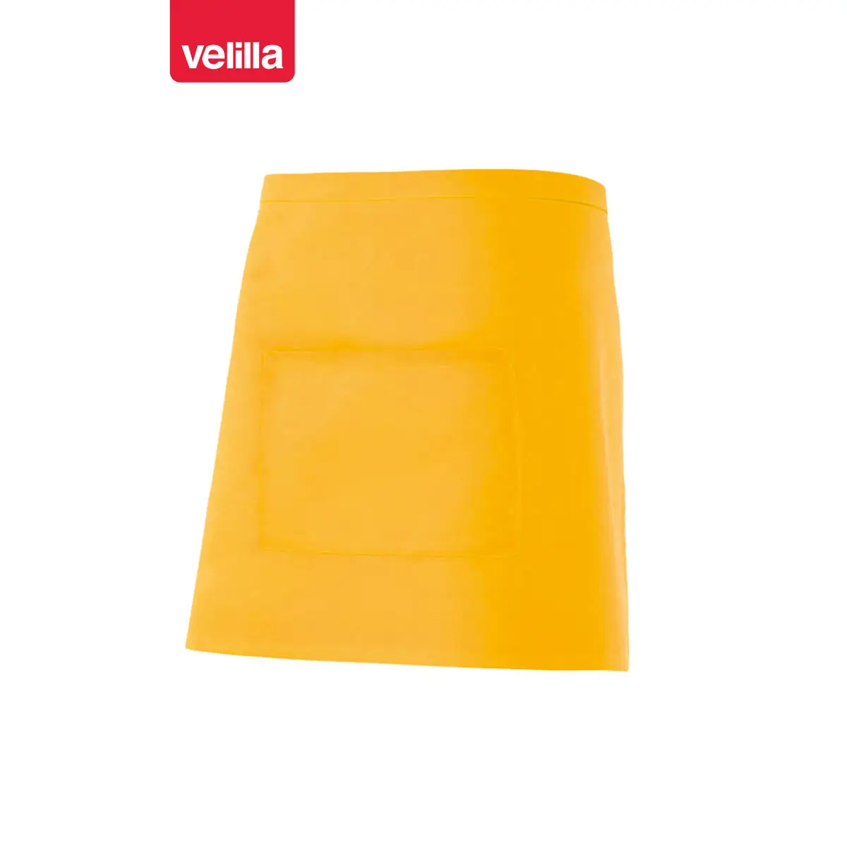 Delantal corto con bolsillo Velilla 404201 16 Delantal corto con bolsillo Velilla 404201 Amarillo, vista frontal