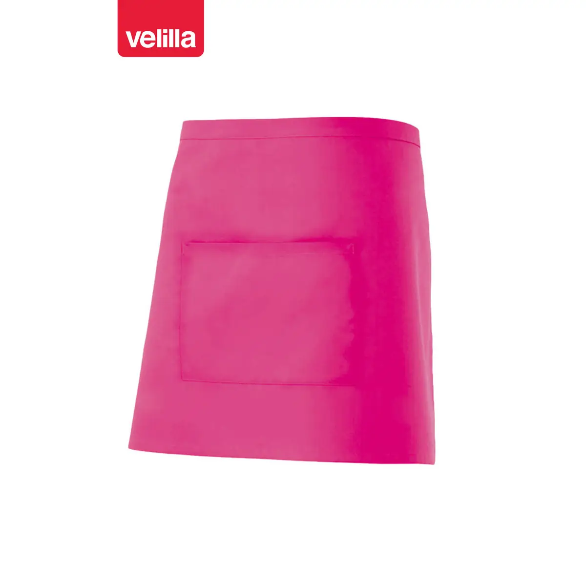 Delantal corto con bolsillo Velilla 404201 24 Delantal corto con bolsillo Velilla 404201 Fucsia, vista frontal