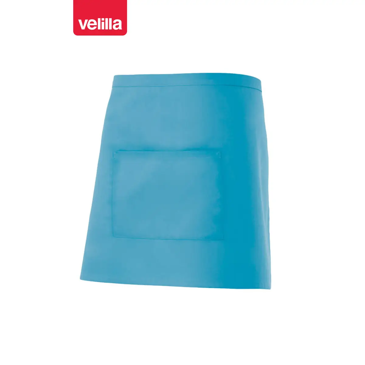 Delantal corto con bolsillo Velilla 404201 8 Delantal corto con bolsillo Velilla 404201 Turquesa claro, vista frontal