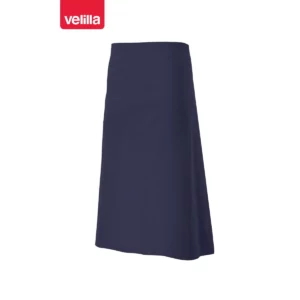 Delantal largo Velilla 404202 Azul marino, vista frontal