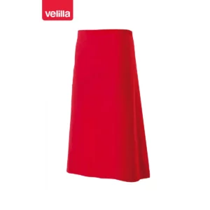 Delantal largo Velilla 404202 Rojo, vista frontal