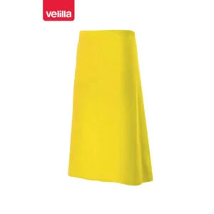 Delantal largo Velilla 404202 Amarillo flúor, vista frontal