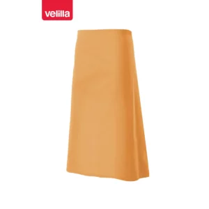 Delantal largo Velilla 404202 Naranja claro, vista frontal