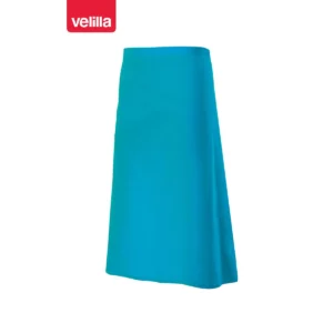 Delantal largo Velilla 404202 Turquesa claro, vista frontal