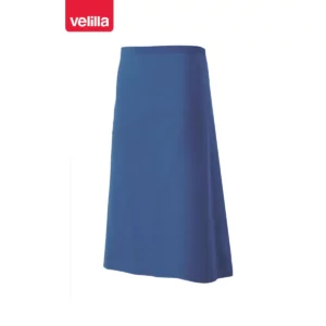 Delantal largo Velilla 404202 Azul ultramar, vista frontal