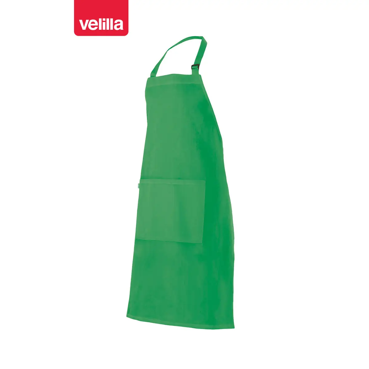 Delantal con peto y bolsillo Velilla 404203 10 Delantal con peto y bolsillo Velilla 404203 Verde, vista perspectiva frontal