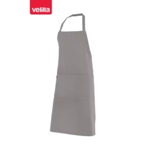 Delantal con peto Velilla 404204 gris vigoré, vista frontal