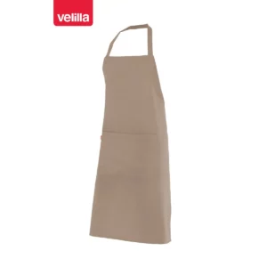 Delantal con peto Velilla 404204 arena vigoré, vista frontal
