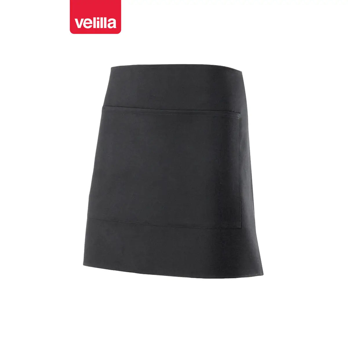Delantal corto con bolsillo Velilla 404205 2 Delantal corto con bolsillo Velilla 404205 negro, vista frontal