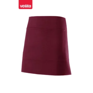Delantal corto con bolsillo Velilla 404205 granate, vista frontal