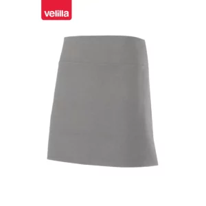 Delantal corto con bolsillo Velilla 404205 gris vigoré, vista frontal