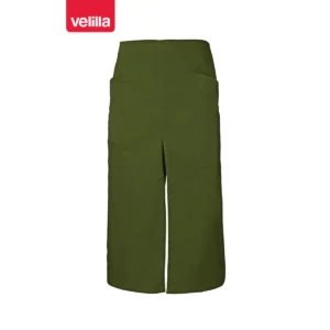 Delantal largo con abertura Velilla 404209 Verde caza, vista frontal