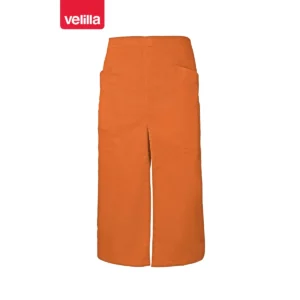 Delantal largo con abertura Velilla 404209 Naranja, vista frontal