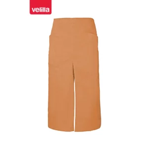 Delantal largo con abertura Velilla 404209 Naranja claro, vista frontal