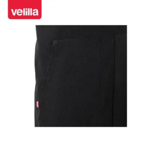 Delantal de sumiller con peto Velilla 404213 Negro, detalle de bolsillo inferior