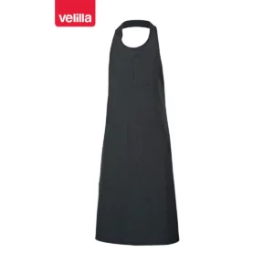 Delantal de sumiller con peto Velilla 404213 Gris vigoré, vista frontal