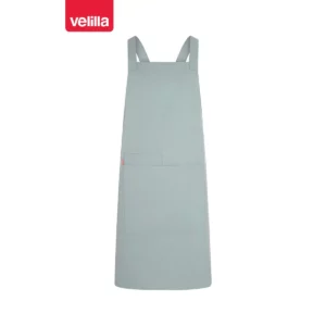 Delantal con peto Velilla NOUGAT 404214 Eucalipto, vista frontal