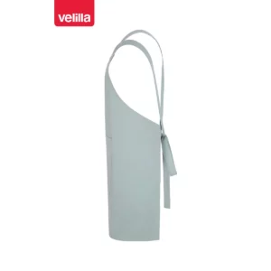 Delantal con peto Velilla NOUGAT 404214 Eucalipto, vista lateral