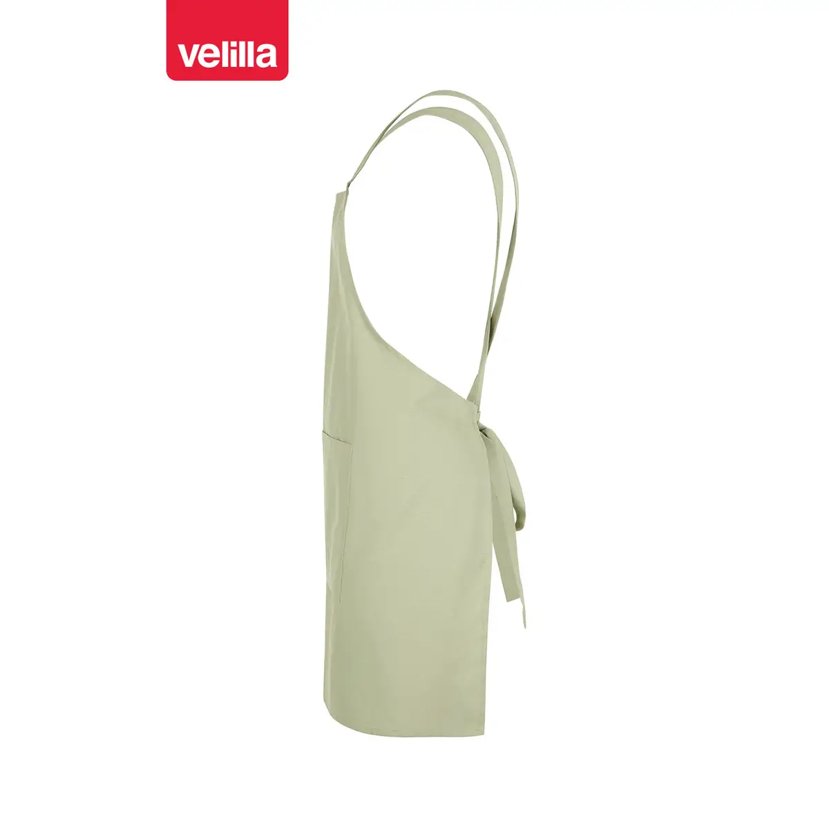 Delantal con peto Velilla NOUGAT 404214 6 Delantal con peto Velilla NOUGAT 404214 Pistacho, vista lateral