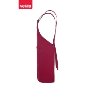 Delantal con peto Velilla MEZCAL 404215 Granate, vista lateral